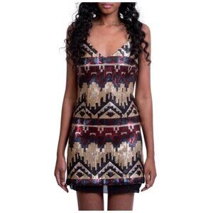 Gentle Fawn Sequin Mini Dress XS